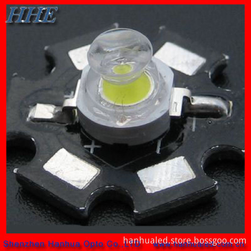 1W High Power LED White With Heatsink
